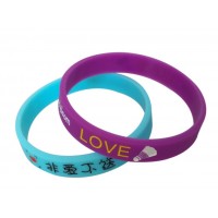 Customize silicone wristbands silicone bracelet
