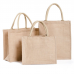 Reusable Jute Tote Shopping Bags Grocery Foldable Linen Storage Bag